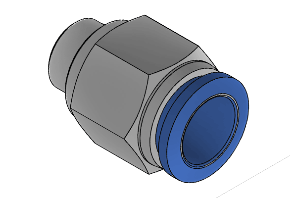 Bulkhead fitting D12